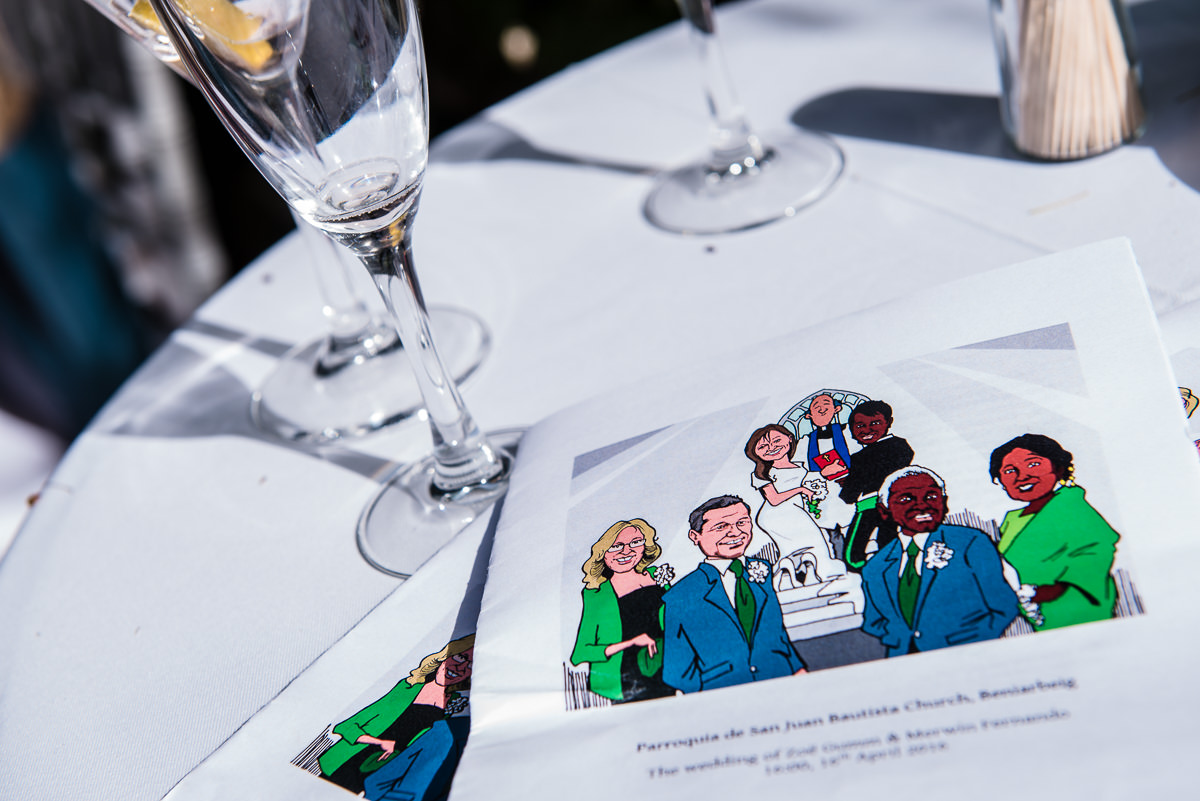 wedding details at spanish wedding