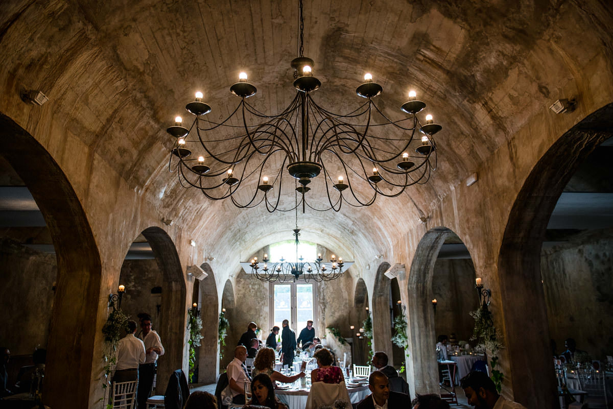 Photo of wedding dinner at Casa Santonja