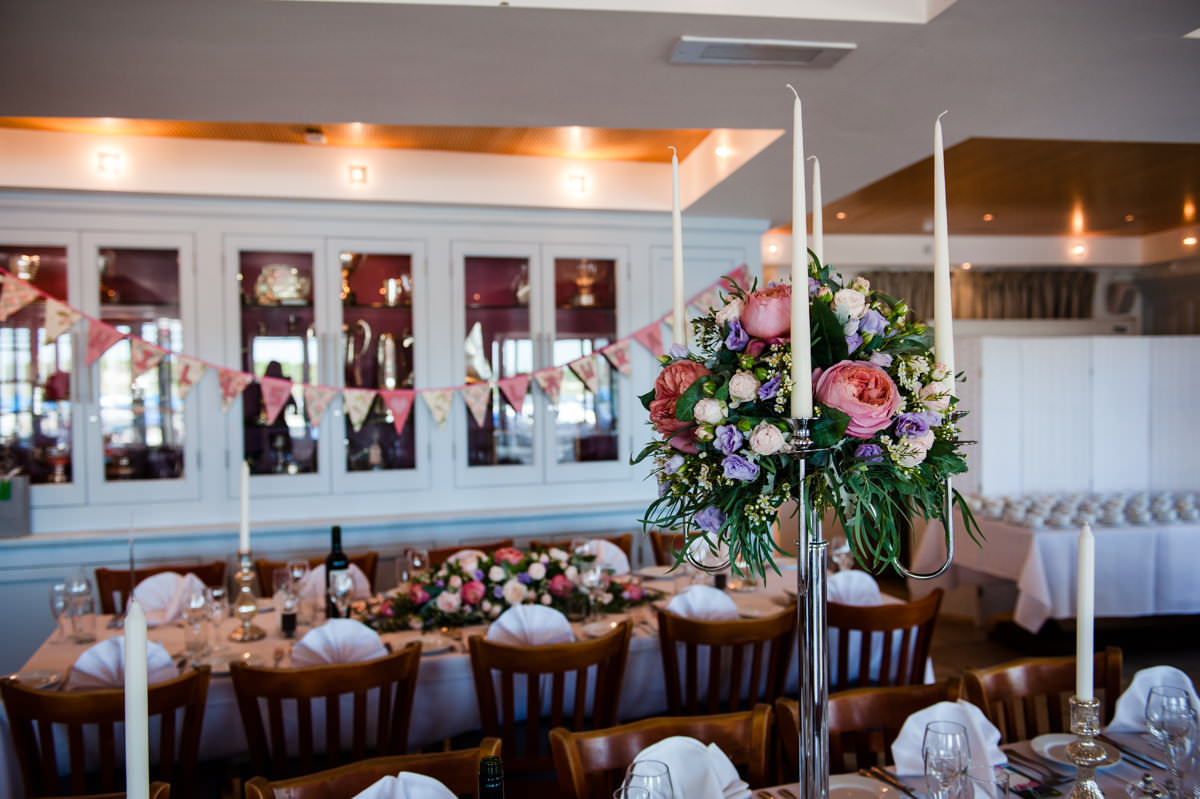 Venue decorations at Itchenor Sailing Club