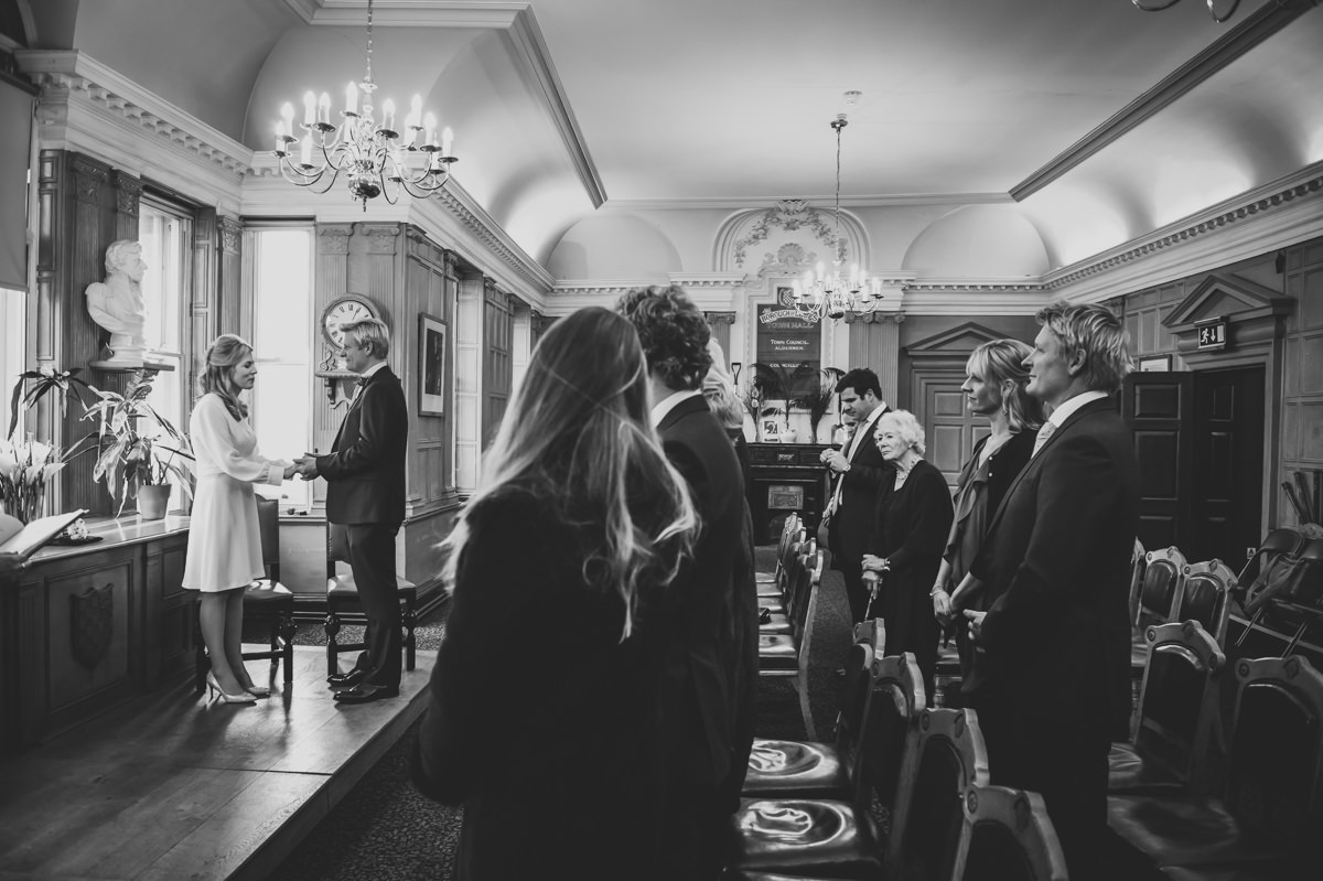 wedding photography at lewes town hall
